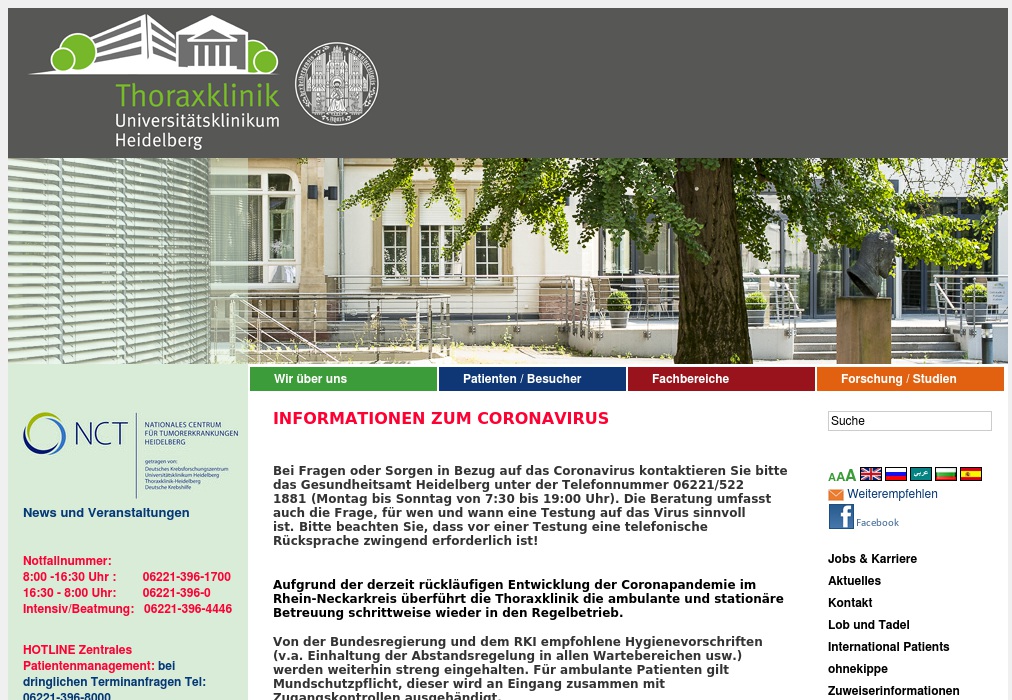 Thoraxklinik Heidelberg