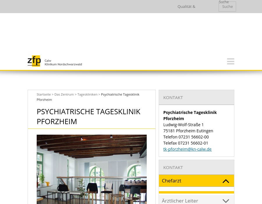 Psychiatrische Tagesklinik Pforzheim "Alte Mühle"