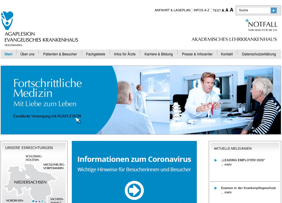 AGAPLESION EVANGELISCHES KRANKENHAUS HOLZMINDEN