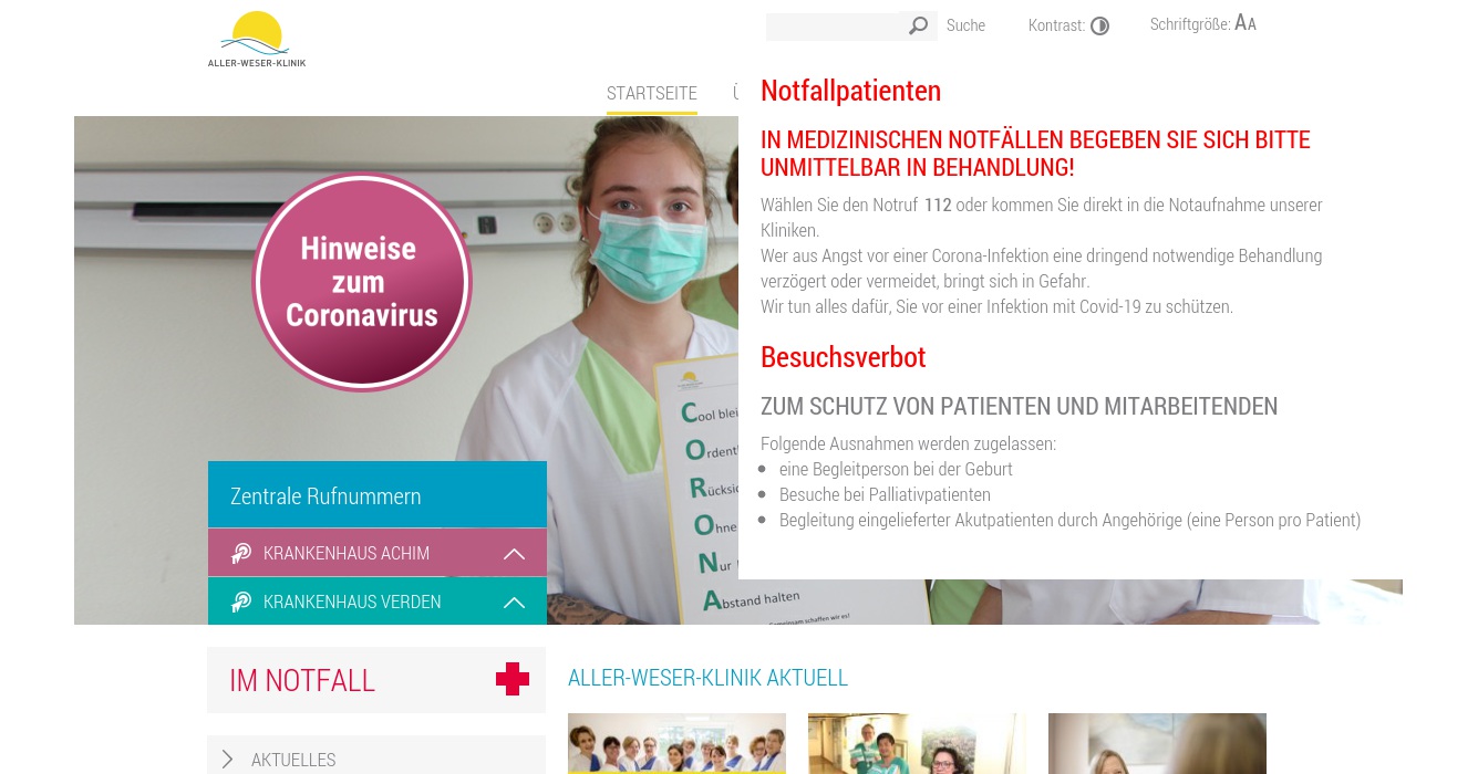 Aller-Weser-Klinik gGmbH, Krankenhaus Verden