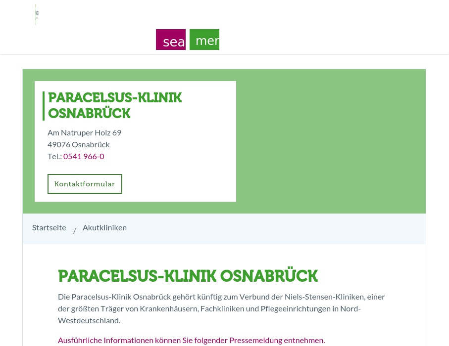Paracelsus-Klinik Osnabrück