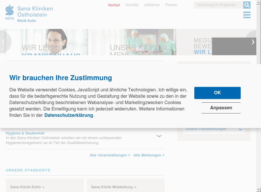 Sana Kliniken Ostholstein GmbH - Klinik Eutin