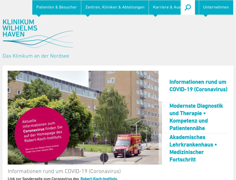 Klinikum Wilhelmshaven gGmbH (ehem. RNK Städtische Kliniken gGmbH)