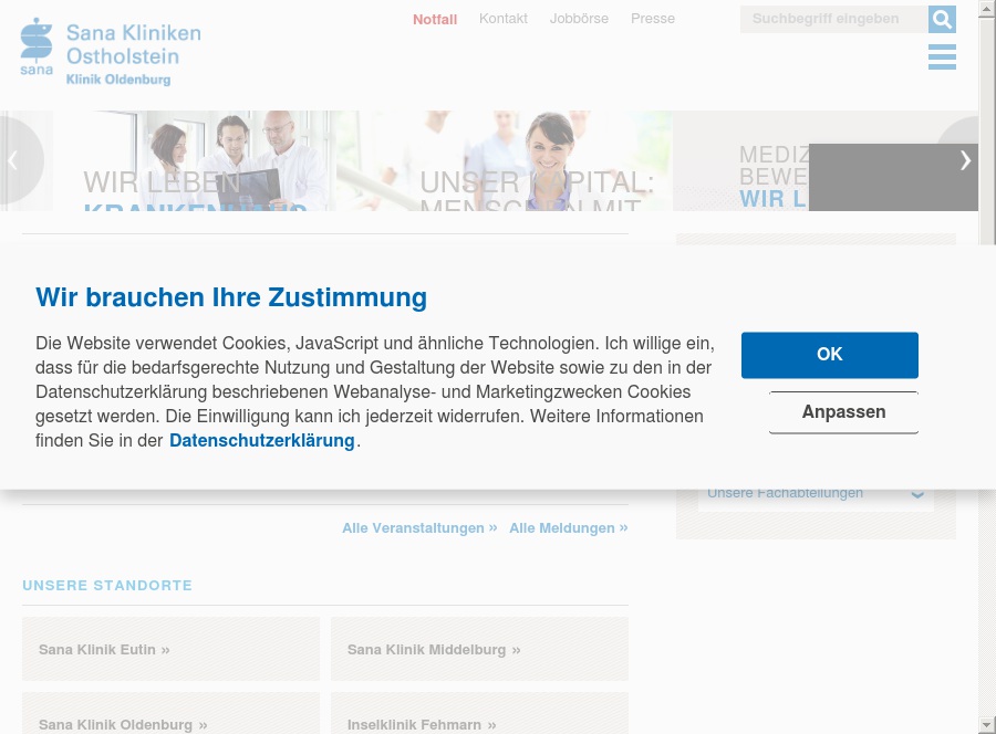 Sana Kliniken Ostholstein GmbH - Klinik Oldenburg