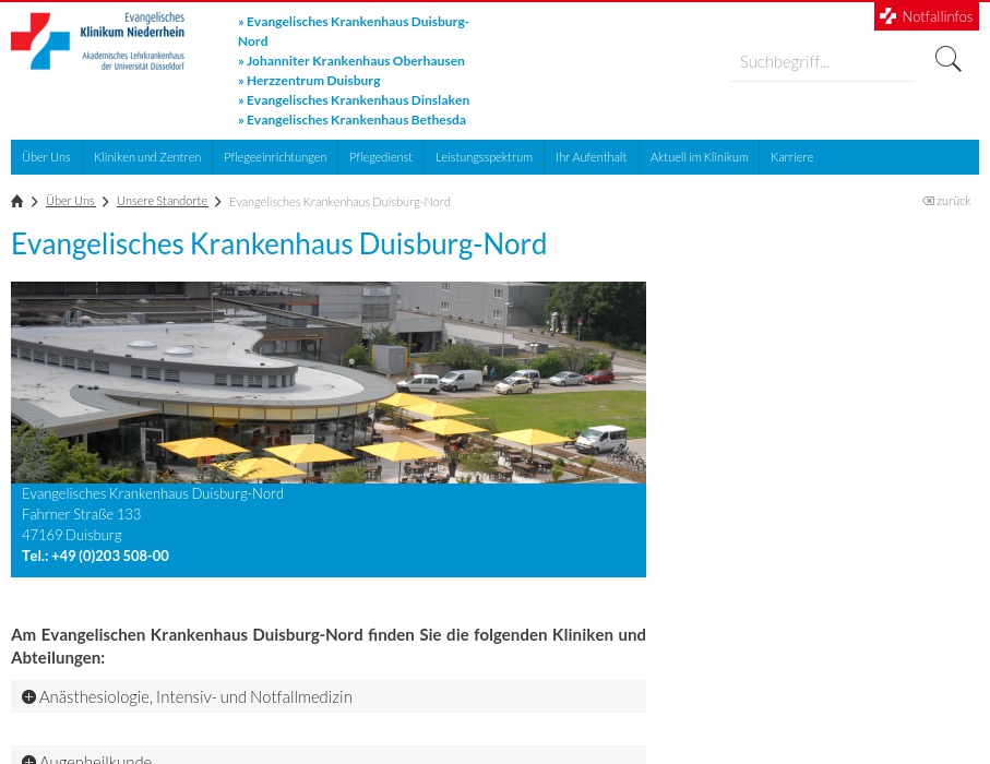 Evangelisches Krankenhaus Duisburg Nord