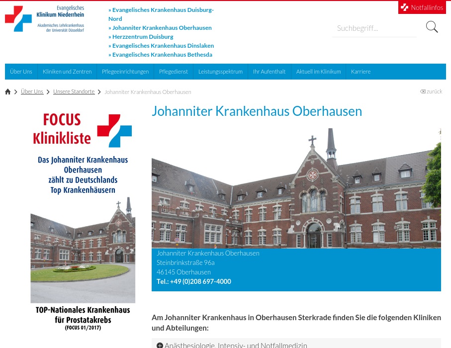 Johanniter Krankenhaus Oberhausen