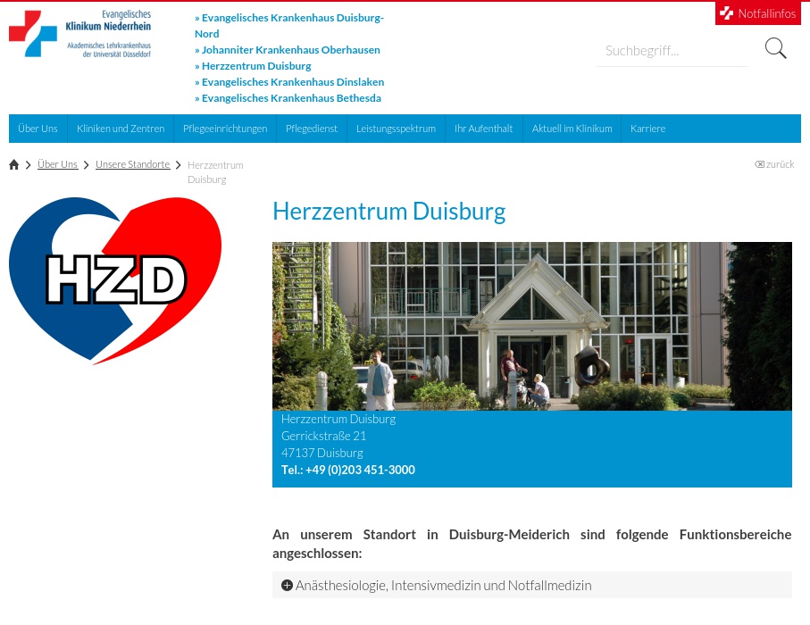 Herzzentrum Duisburg