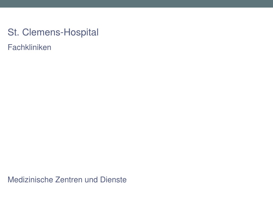 St. Clemens Hospitale Sterkrade gGmbH