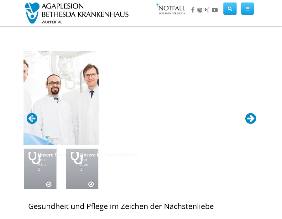 AGAPLESION BETHESDA KRANKENHAUS WUPPERTAL gemeinnützige GmbH