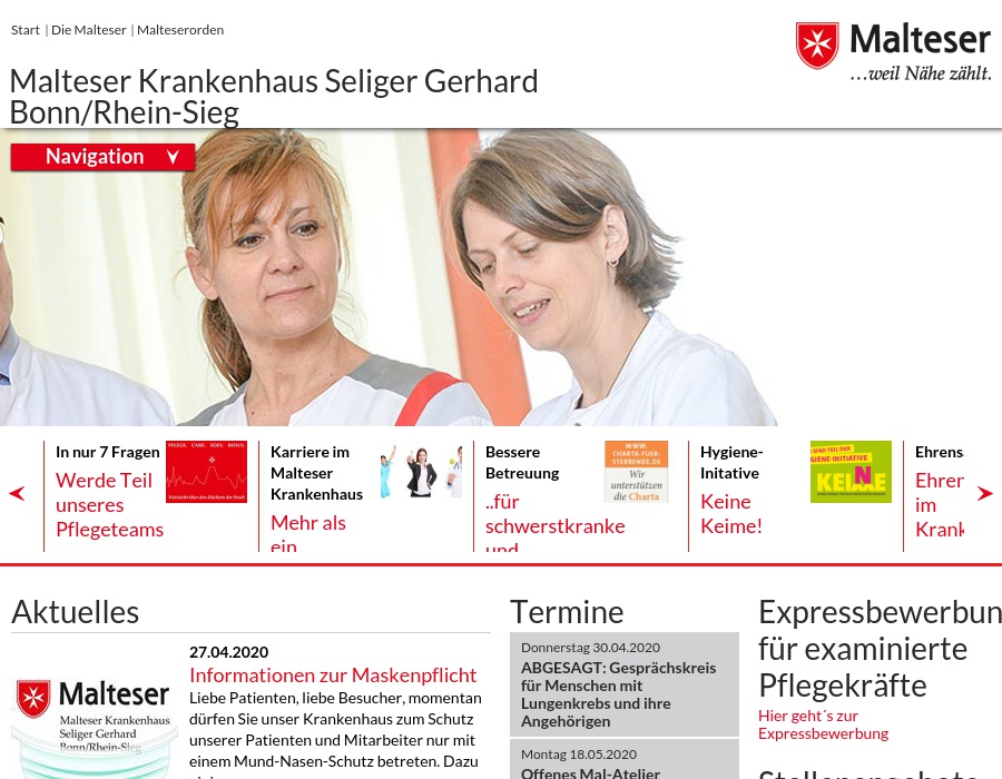 Malteser Krankenhaus Seliger Gerhard Bonn/Rhein-Sieg