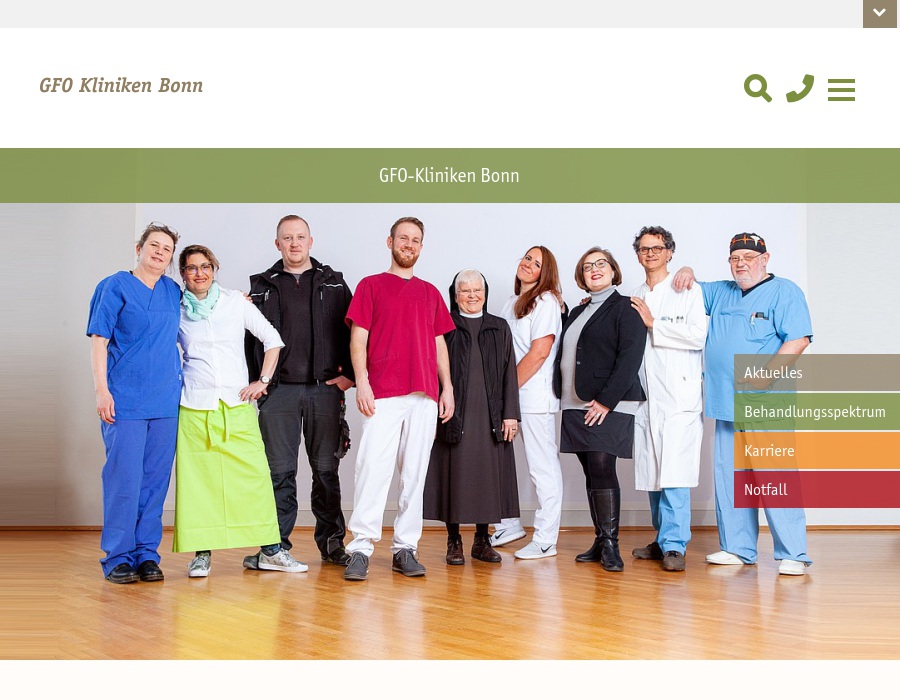 GFO Kliniken Bonn - Betriebsstätte CURA Krankenhaus Bad Honnef