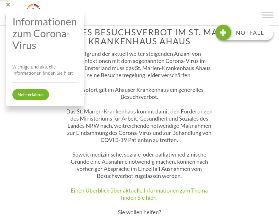 Klinikum Westmünsterland St. Marien- Krankenhaus Ahaus