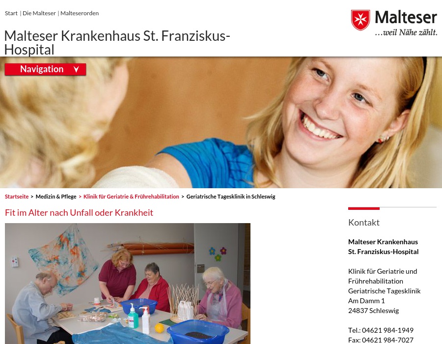 Malteser Krankenhaus St. Franziskus-Hospital - Geriatrische Tagesklinik