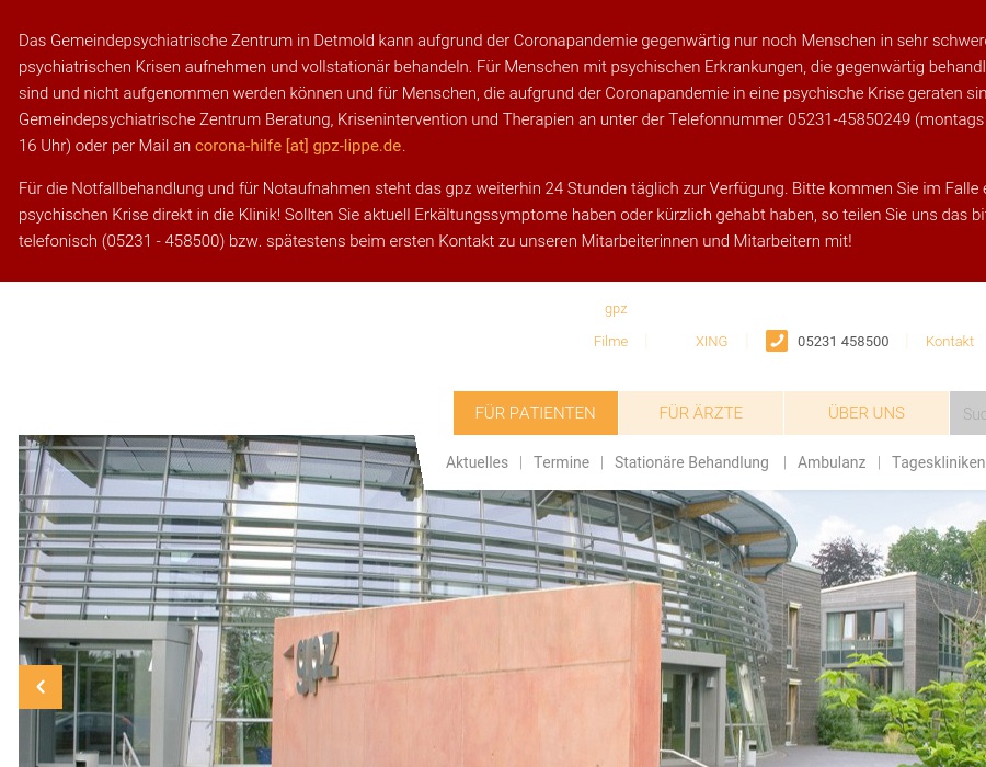 gpz GmbH Gemeindepsychiatrisches Zentrum GmbH