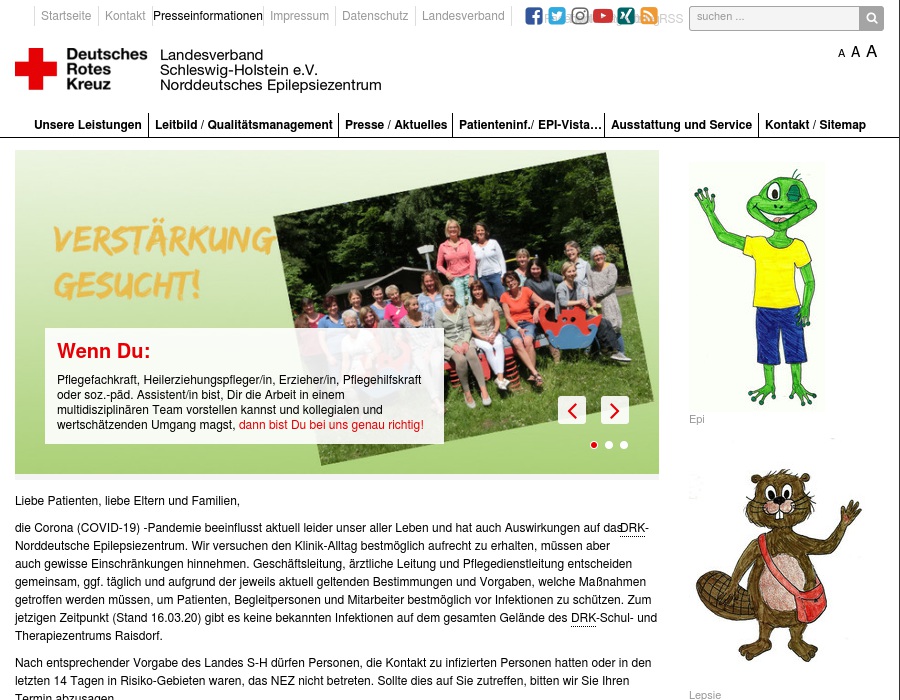 DRK-Norddeutsches Epilepsiezentrum für Kinder und Jugendliche