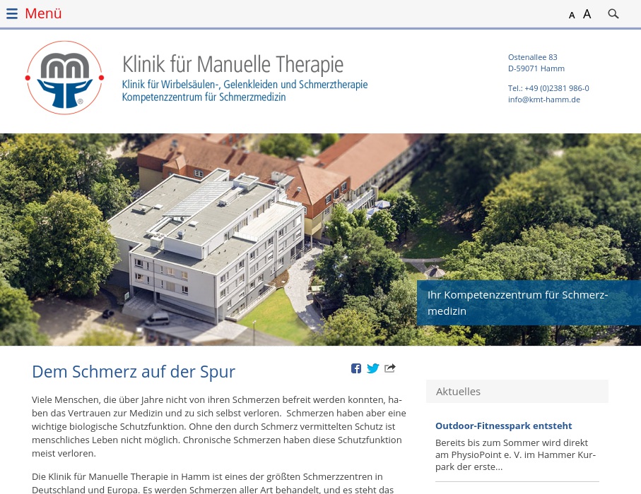 Klinik für Manuelle Therapie