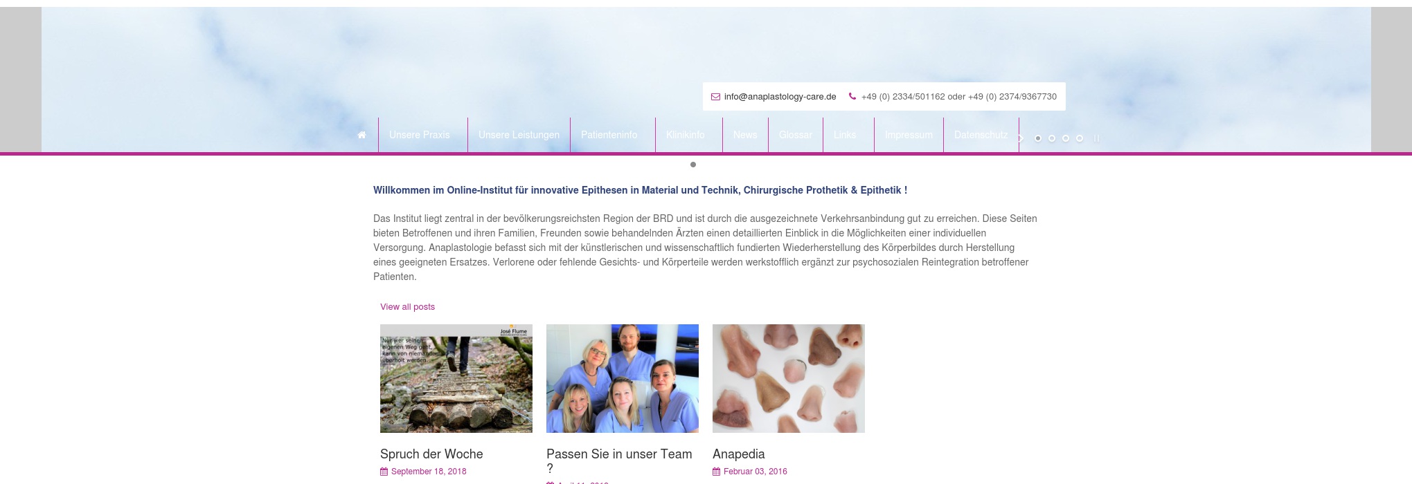 Anaplastology-Care Inge Wille