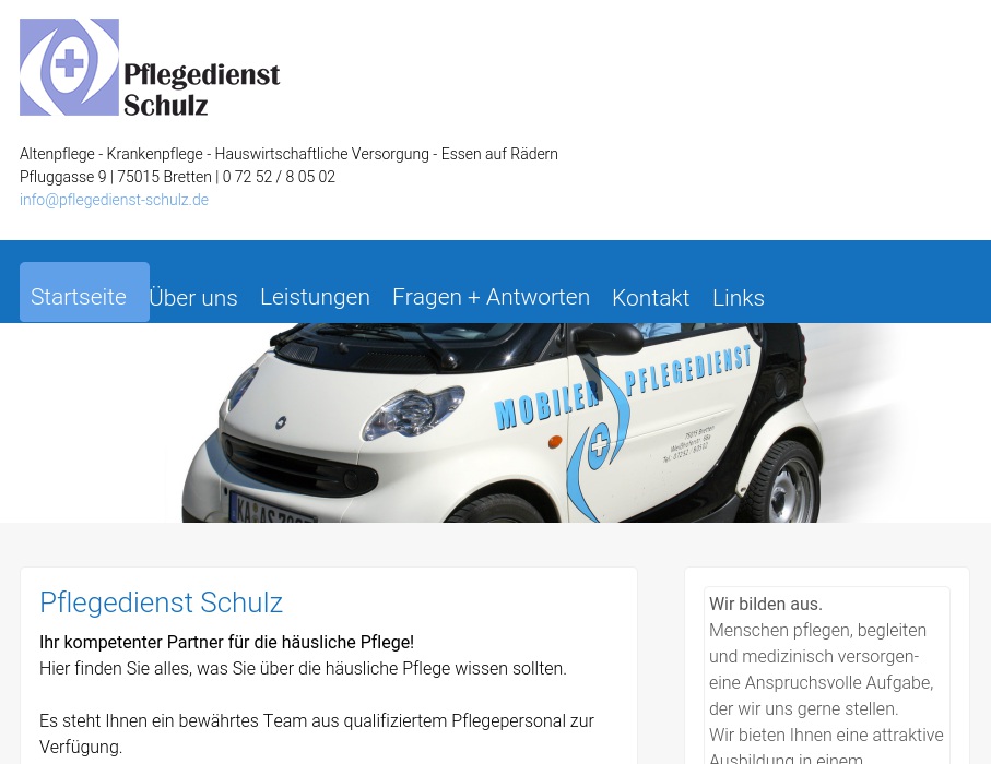 Mobiler Pflegedienst