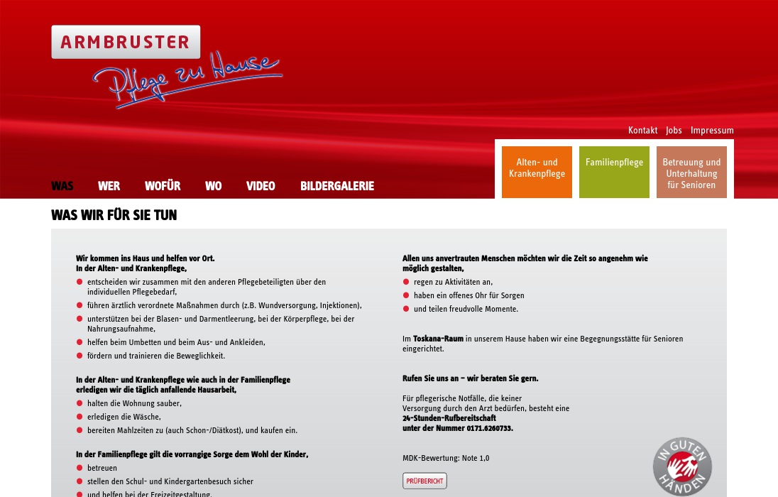 Medizinischer Pflegedienst Ralf Armbruster