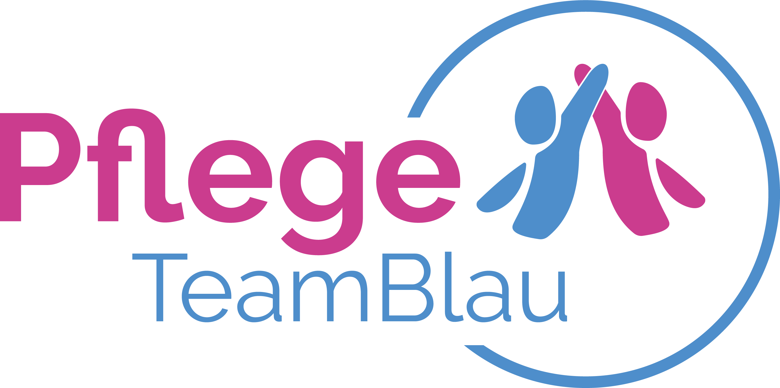Logo: Pflege TeamBlau – Ihr ambulanter Pflegedienst für LOS
