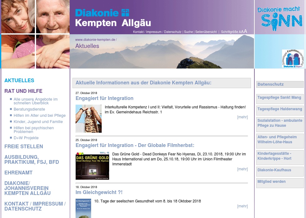 Diakonie Allgäu e.V. Evangelische Sozialstation