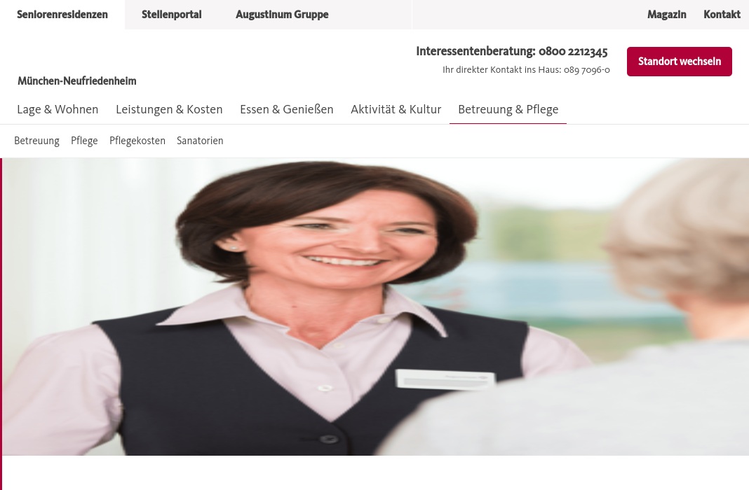 Augustinum Pflegedienst München-Neufriedenheim