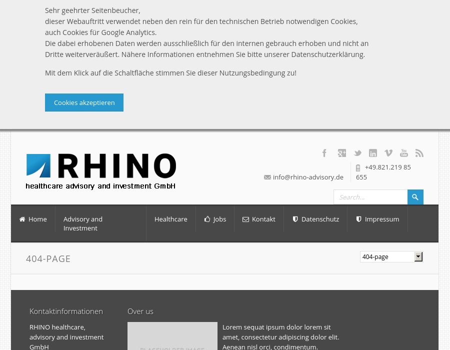 RHINO healthcare, advisory and investment GmbH