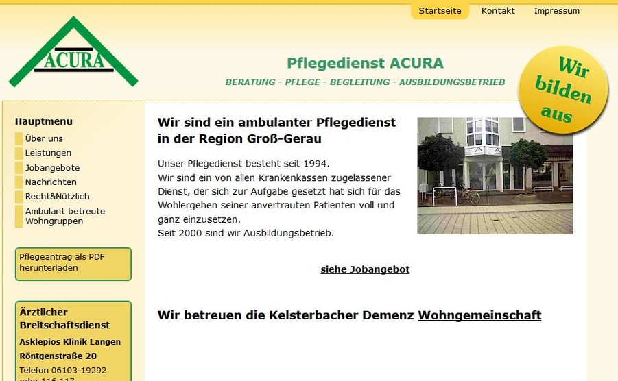 Häuslicher Pflegedienst ACURA