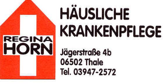 Logo: HÄUSLICHE KRANKENPFLEGE Regina Horn