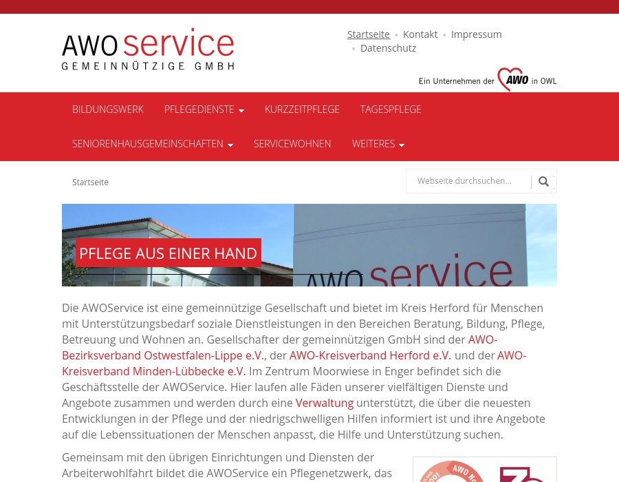 AWO Service gGmbH - Pflegedienst Löhne