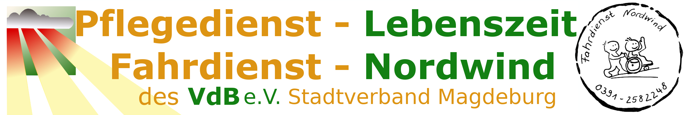 Logo: Pflegedienst Lebenszeit des VdB e.V. Stadtverband Magdeburg