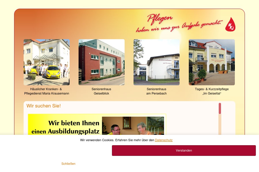 Pflegeversorgungszentrum im Geiseltal GmbH, Pflegedienst