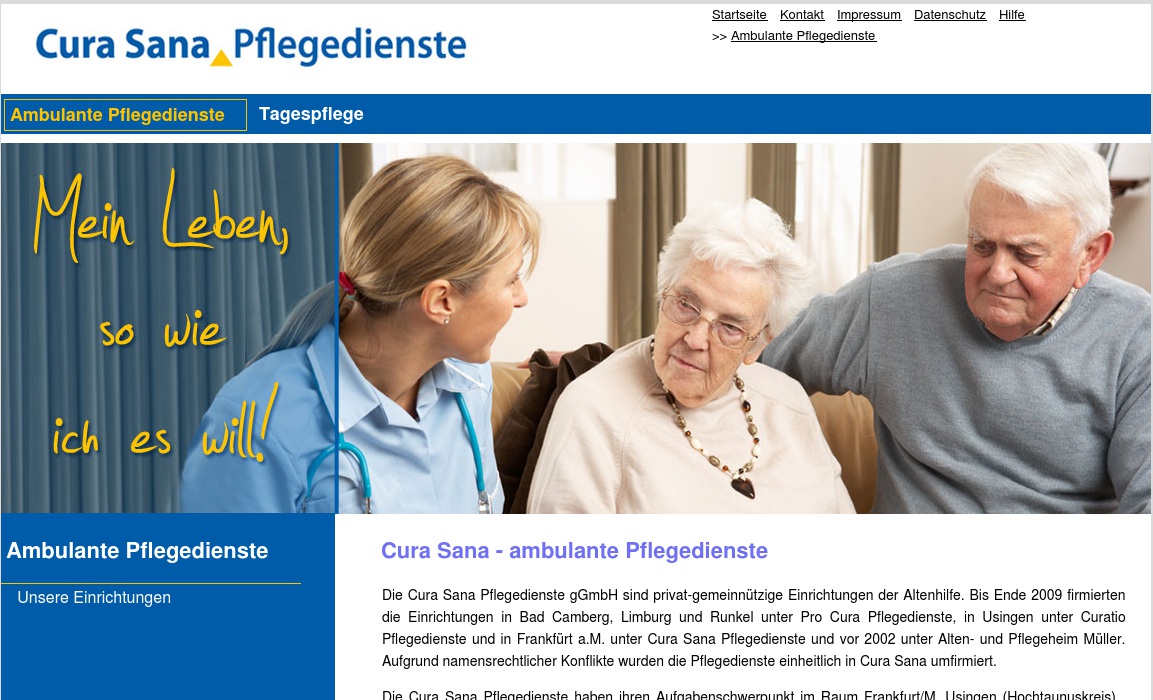 Cura Sana Pflegedienste gGmbH Ambulanter Pflegedienst