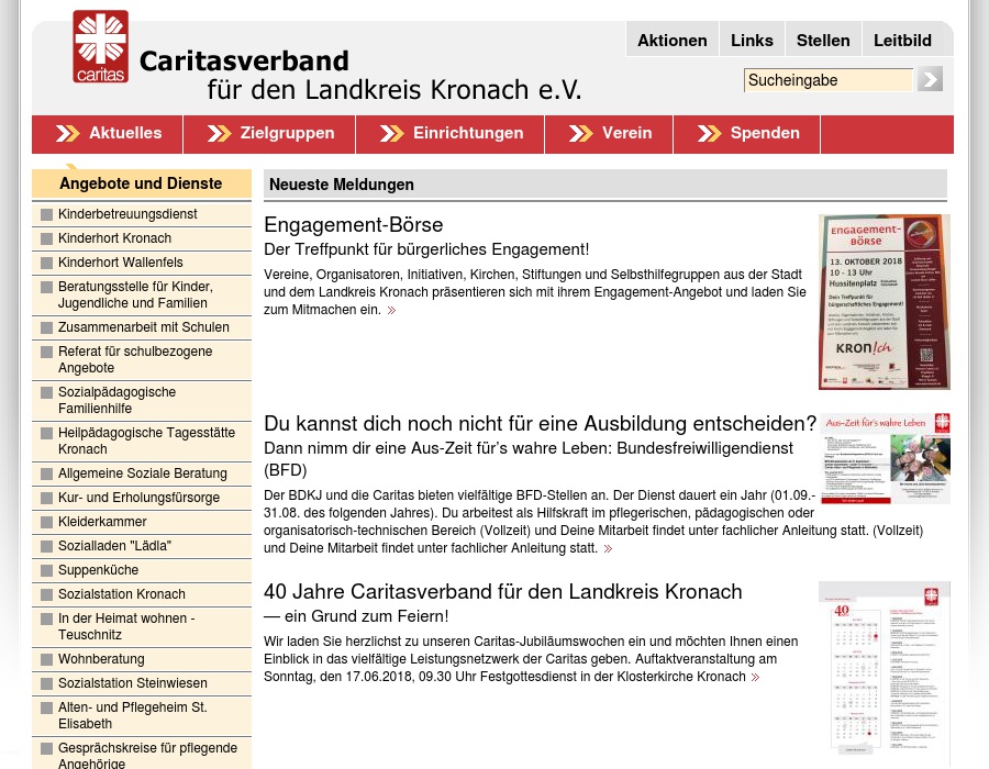 Caritas-Sozialstation Steinwiesen