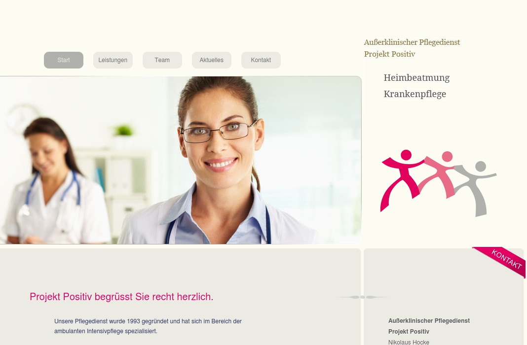 Außerklinischer Pflegedienst Projekt Positiv