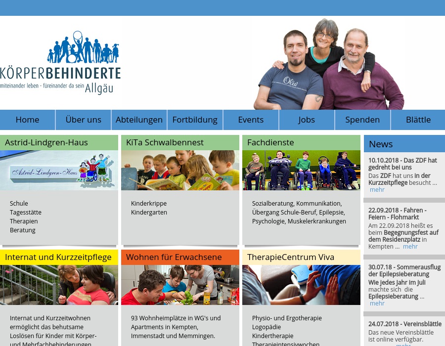 Körperbehinderte Allgäu gGmbH Mobile Behindertenhilfe im Centrum Viva