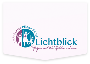 Logo: ambulanter Pflegedienst  "Lichtblick" "Pflegen und Wohlfühlen zuhause"