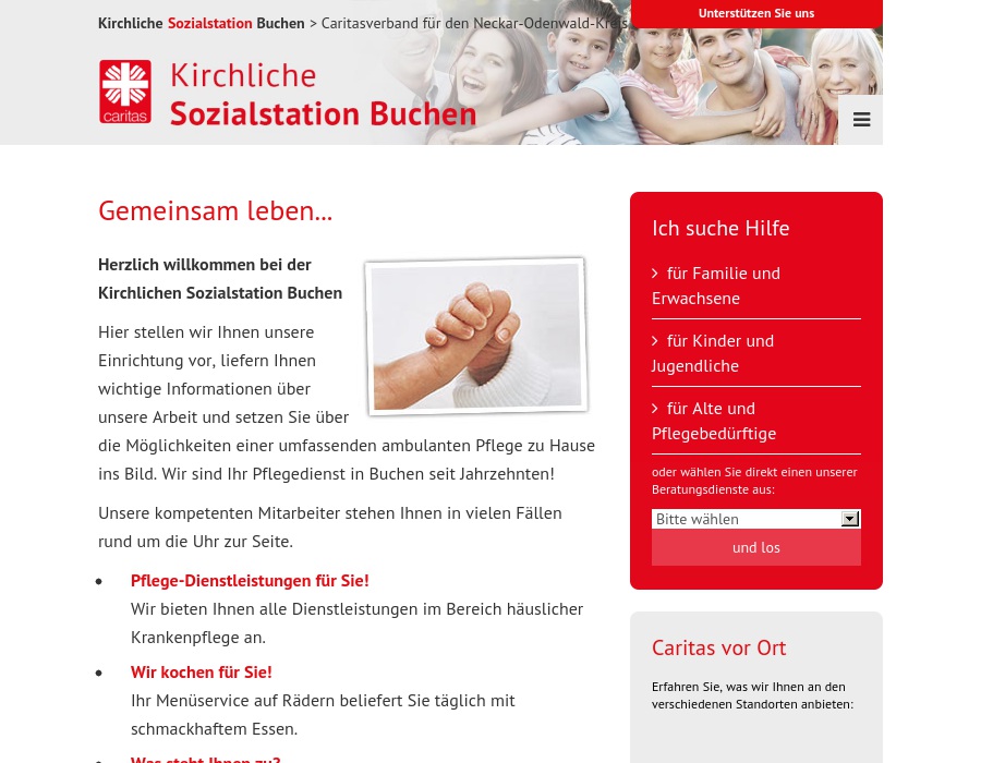 Kirchliche Sozialstation Buchen e.V.  Krankenpflegestation