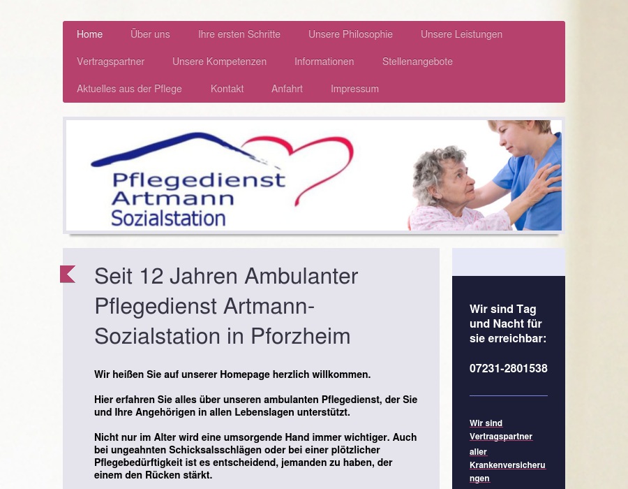 Pflegedienst Artmann Sozialstation