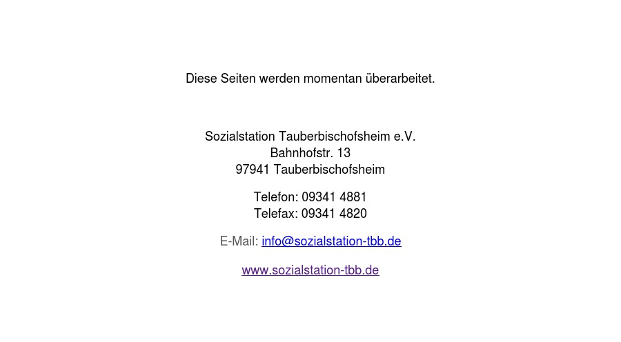 Caritas-Sozialdienst Tauberkreis