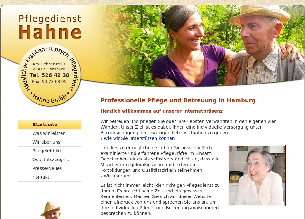 Häusl. Kranken u. psych. Pflegedienst Hahne GmbH