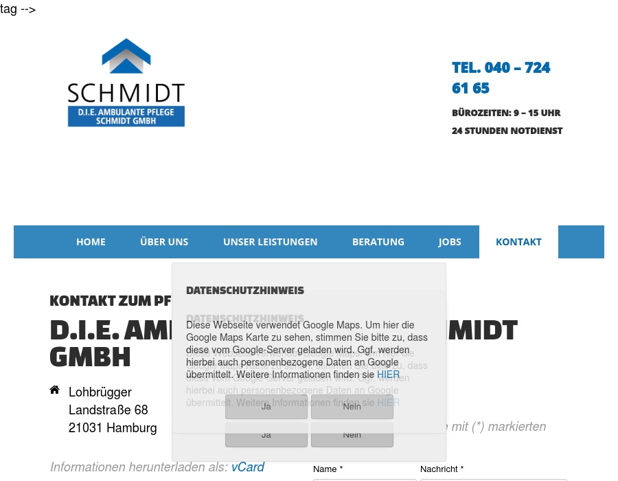 D.I.E. Amb. Pflege Schmidt GmbH