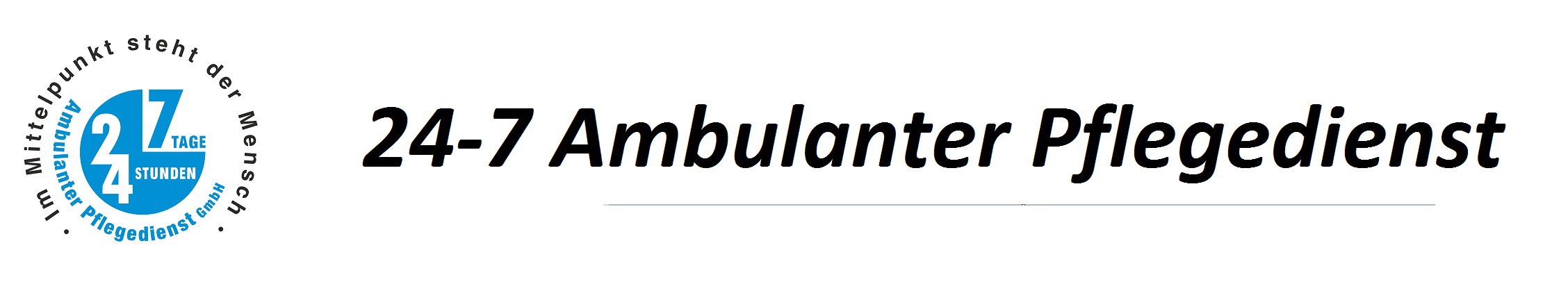 Logo: Ambulanter Pflegedienst 24-7 GmbH