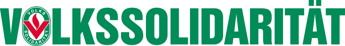 Logo: Volkssolidarität Landesverband Brandenburg e. V. Verbandsbereich Mittelmark -Ambulanter Pflegedienst Teltow