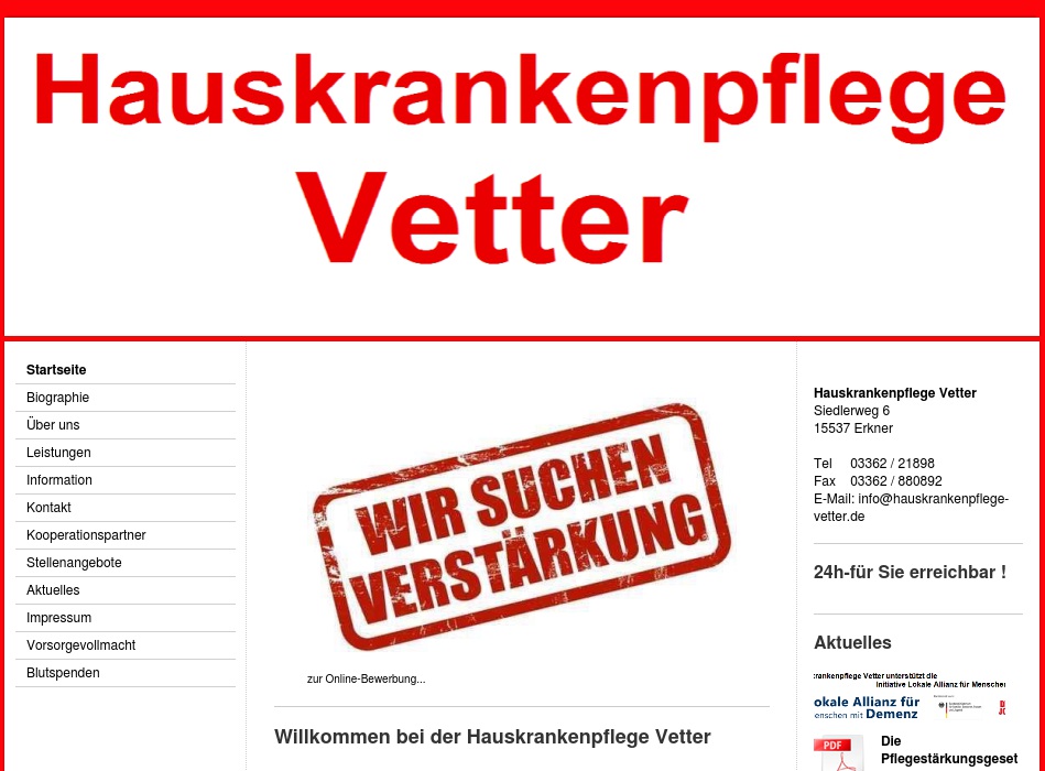 Hauskrankenpflege Vetter GmbH