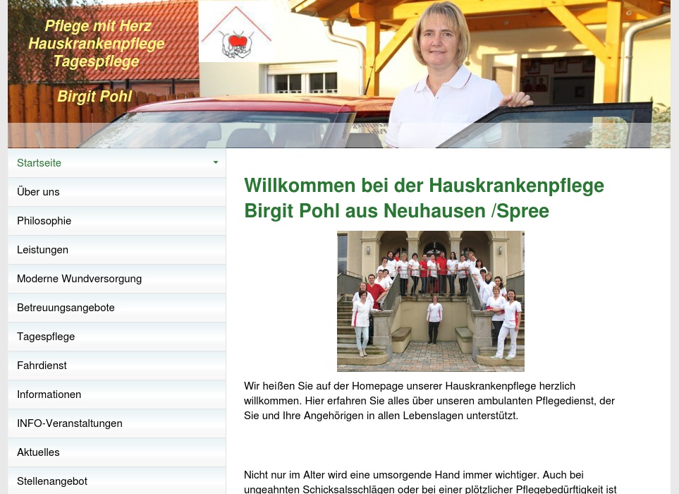 Pflegedienst Pohl GmbH -Hauskrankenpflege-
