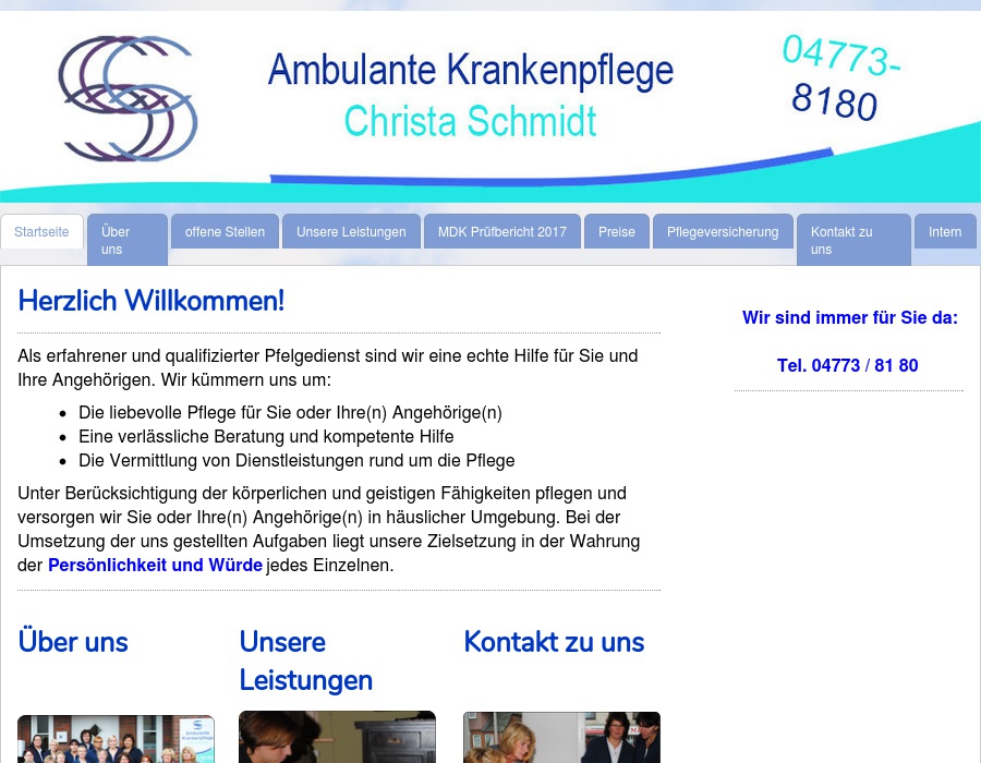 Ambulante Krankenpflege Christa Schmidt