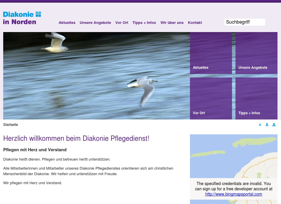 Diakonie Pflegedienst im Kirchenkreis Norden gGmbH Ambulanter Pflegedienst