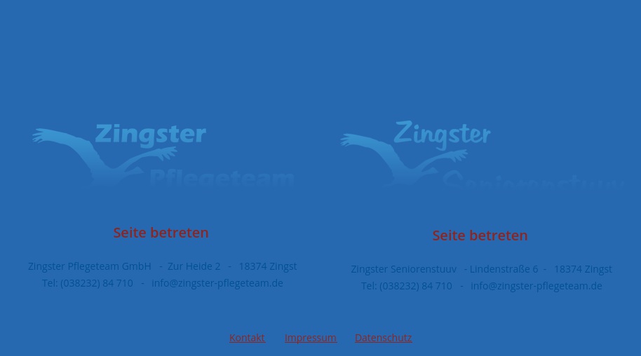 Zingster Pflegeteam GmbH Ambulanter Pflegedienst