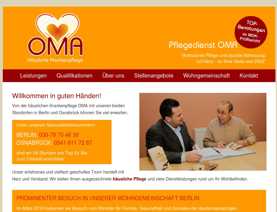 Ambulanter Pflegedienst OMA GmbH